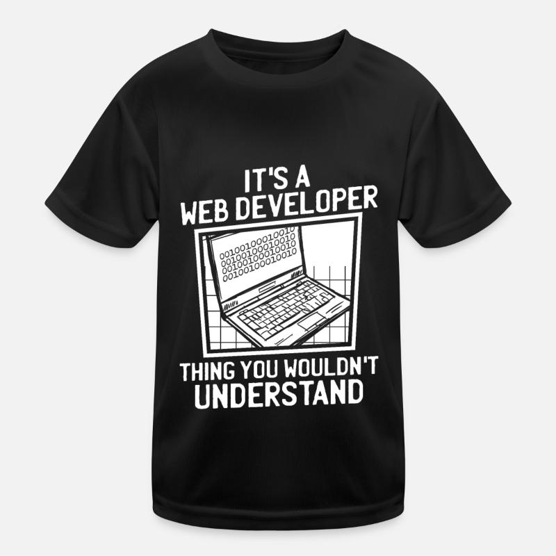 Web Developer Web Developer Kids Functional T-Shirt