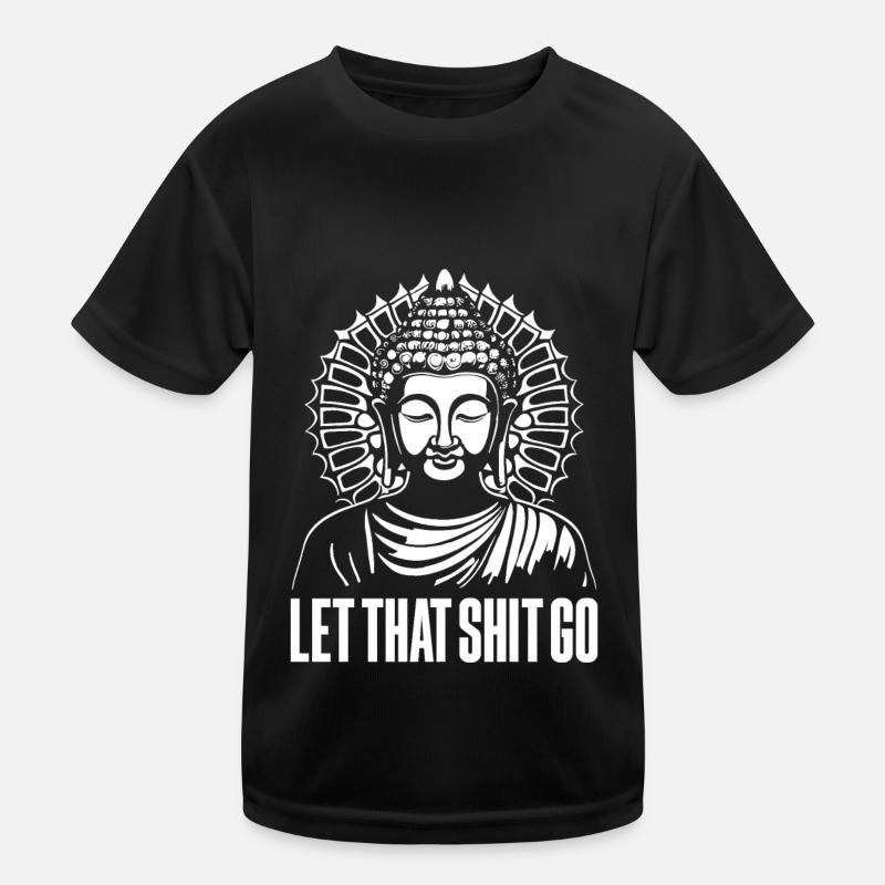 Buddha Buddhist Witzig Kinder Funktions-T-Shirt