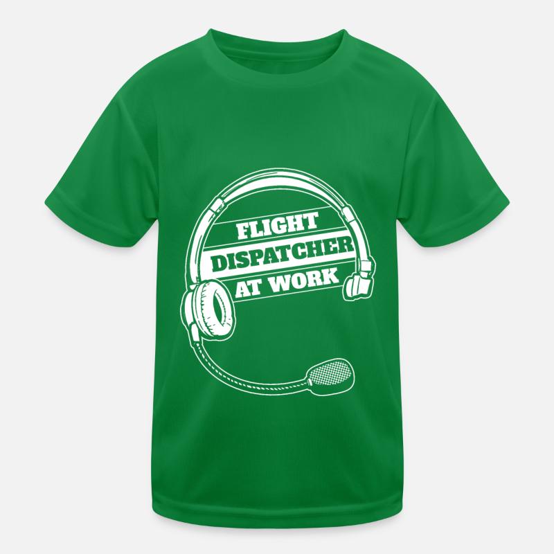 Emergency Call Control Center Operations Center Flight Distributor Kids Functional T-Shirt
