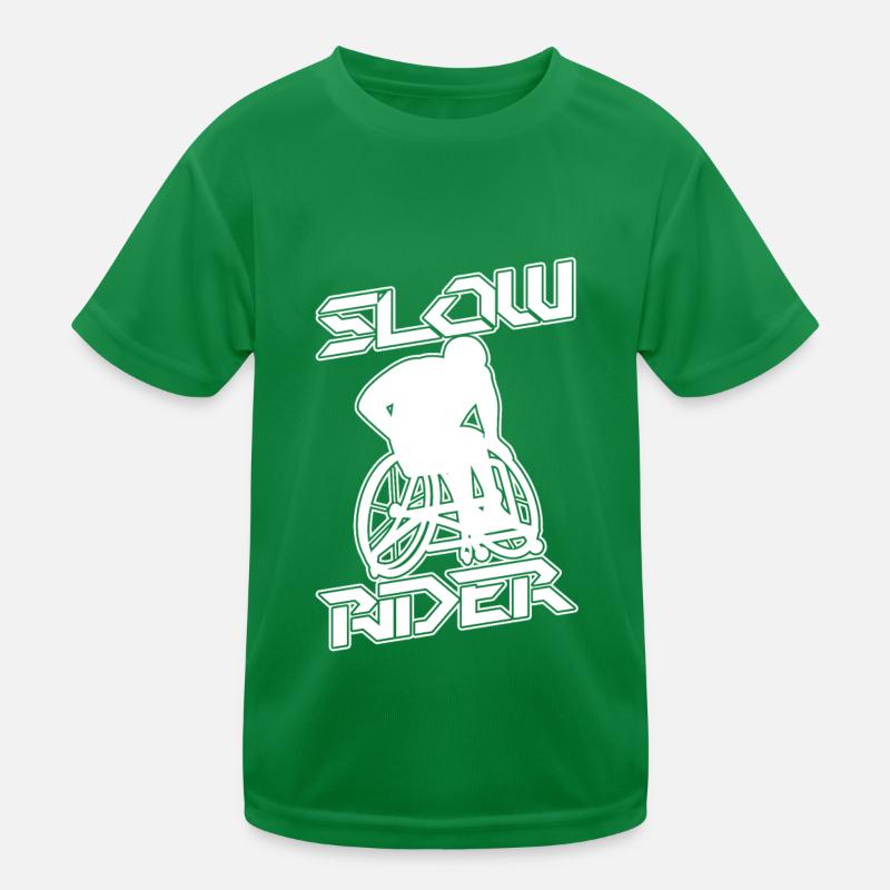 Rollstuhl Rollstuhlfahrer Low Rider Kinder Funktions-T-Shirt