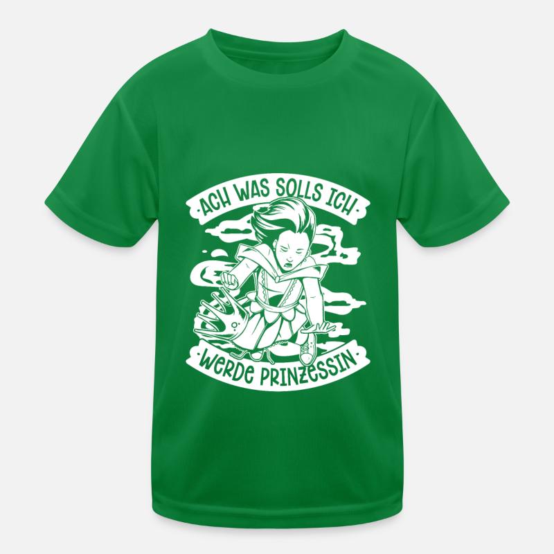 Prinzessin Kinder Funktions-T-Shirt