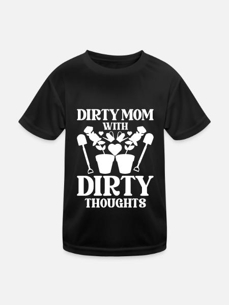 Jardinier amateur jardin maman - T-shirt sport Enfant - noir - Devant
