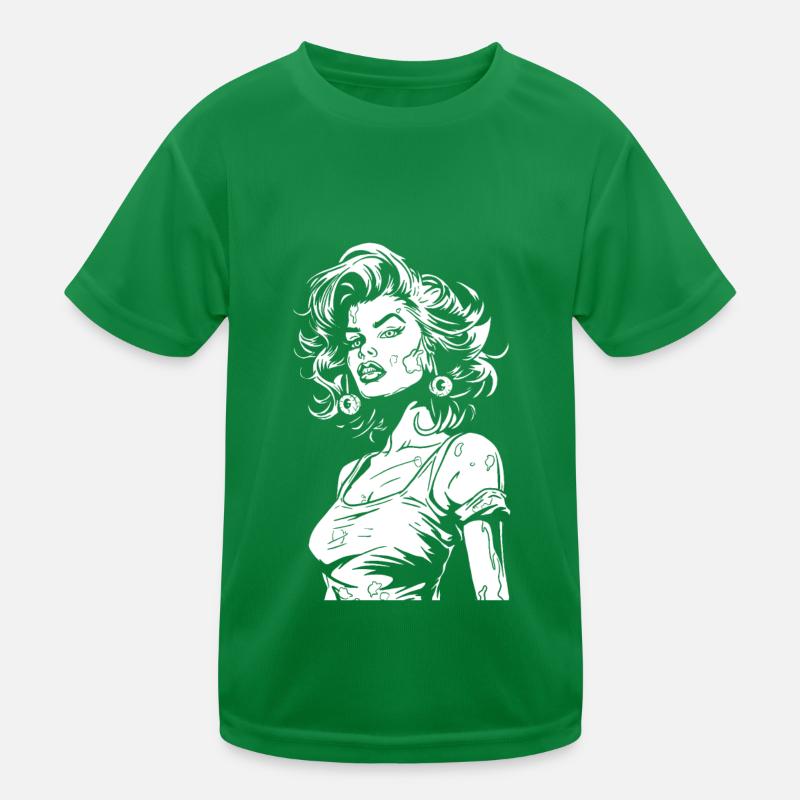 Zombie Halloween Kinder Funktions-T-Shirt