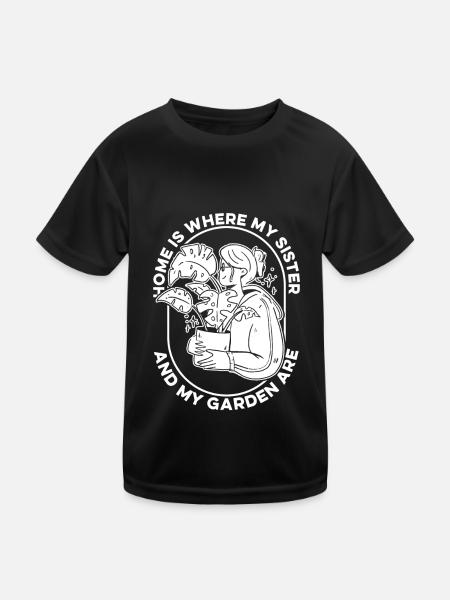 Jardinier amateur jardinier jardinier - T-shirt sport Enfant - noir - Devant