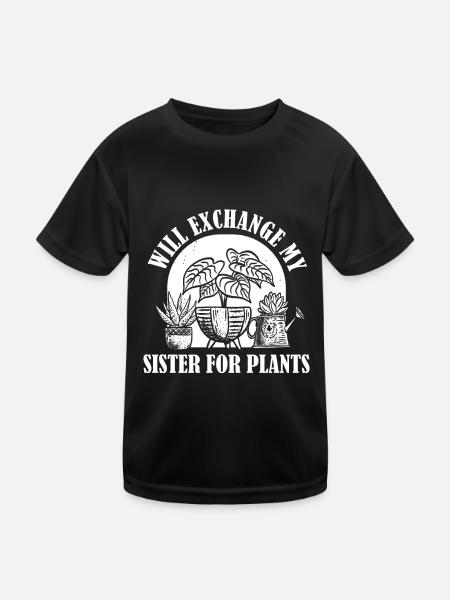 Jardinier amateur jardinier jardinier - T-shirt sport Enfant - noir - Devant