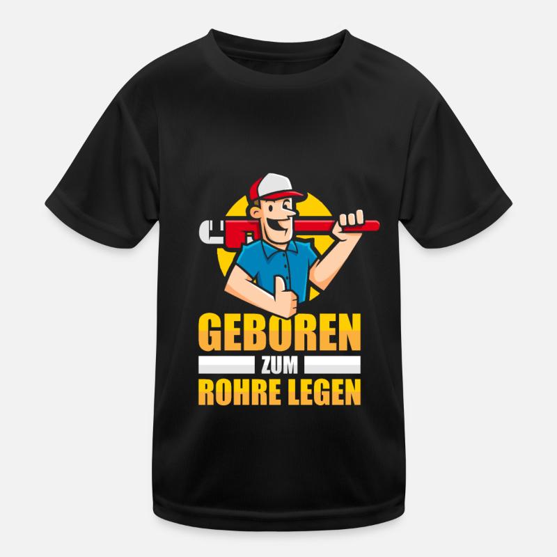 Pipeline builder Witzig Kids Functional T-Shirt