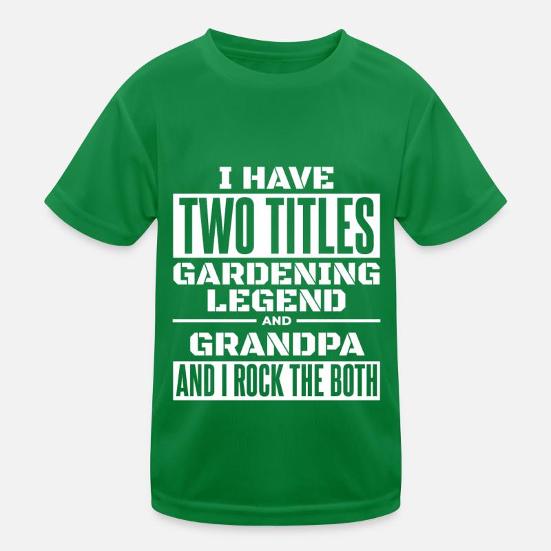 Hobbygärtner Garten Garten Opa Kinder Funktions-T-Shirt