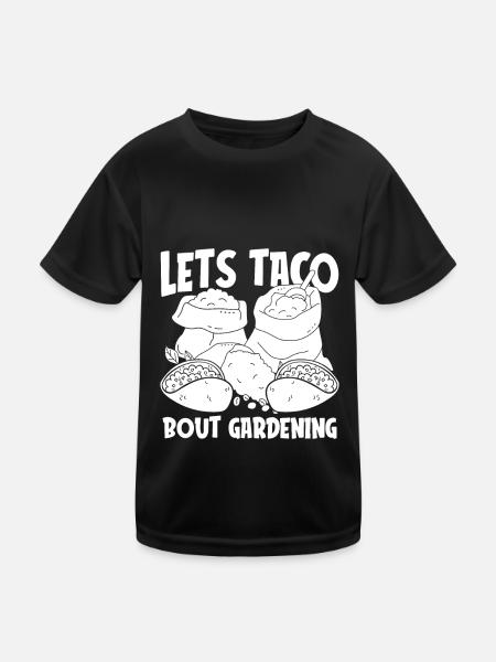 Tacos de jardin Hobby Gardener - T-shirt sport Enfant - noir - Devant
