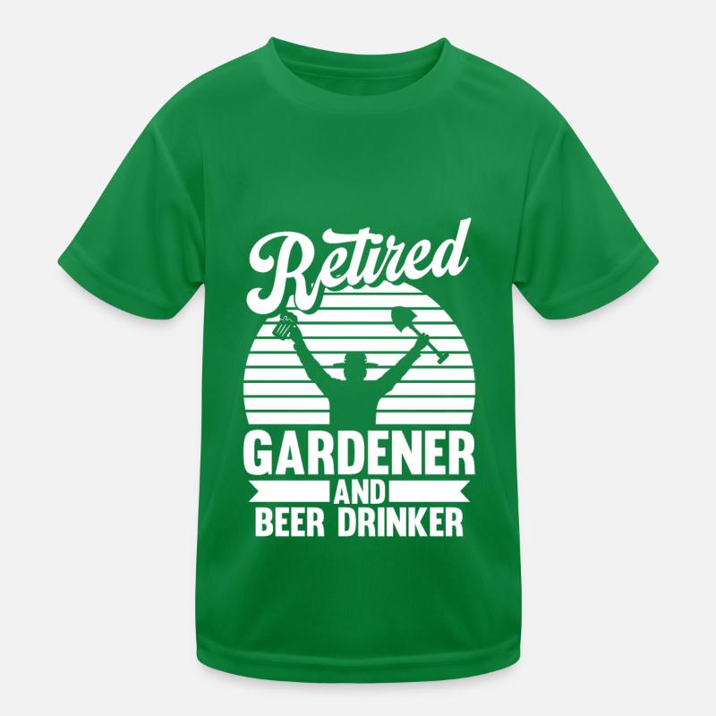 Hobbygärtner Garten Gartenbier Kinder Funktions-T-Shirt