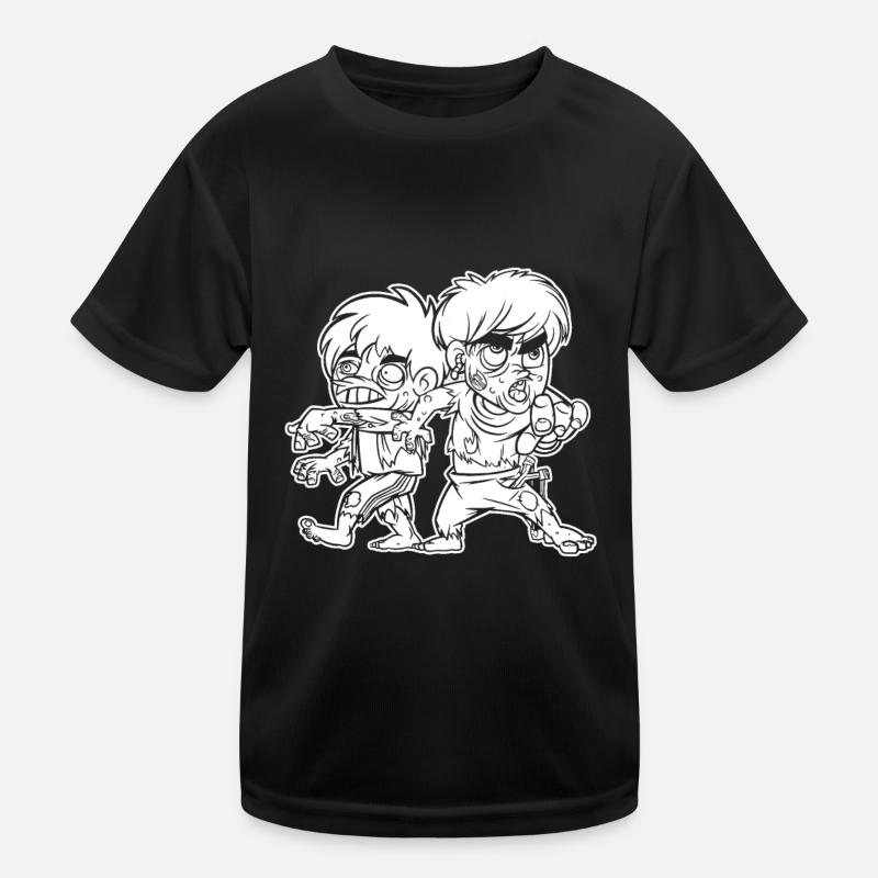 Zombie Halloween effrayant T-shirt sport Enfant