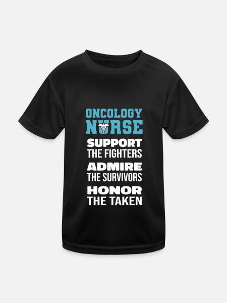 Nurse Cool - Kids Functional T-Shirt - black - Front
