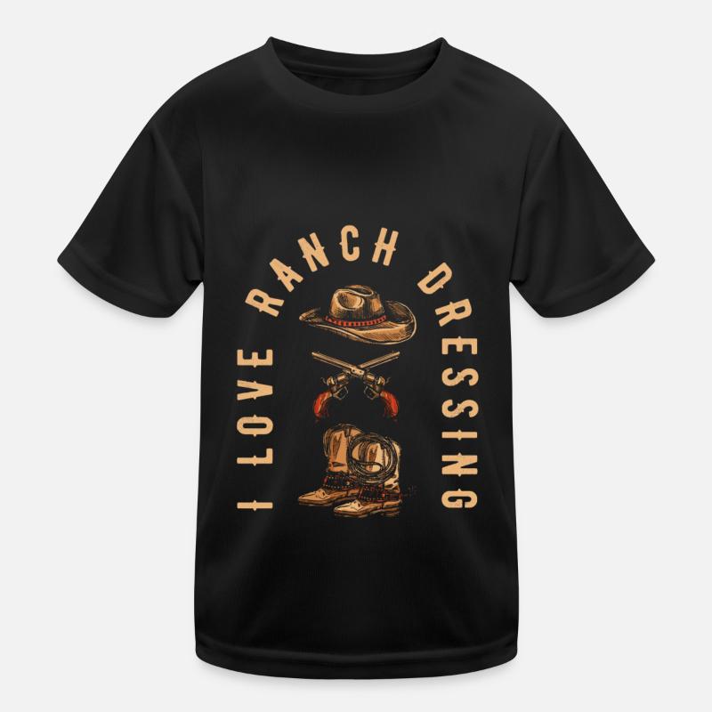 Rodeo Cowboy Ranch Cowboy J’adore Ranch Dressing T-shirt sport Enfant