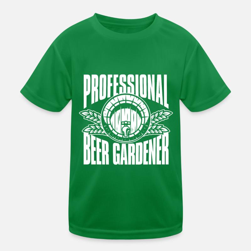 Hobbygärtner Garten Gartenbier Kinder Funktions-T-Shirt