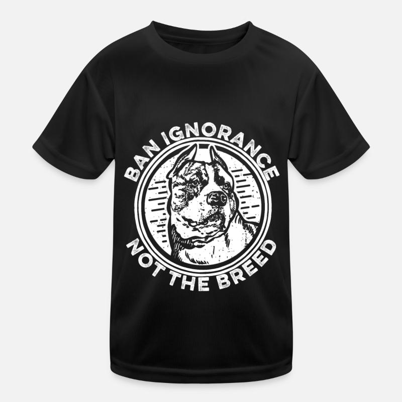 Pitbull Pitbull Ban Kids Functional T-Shirt