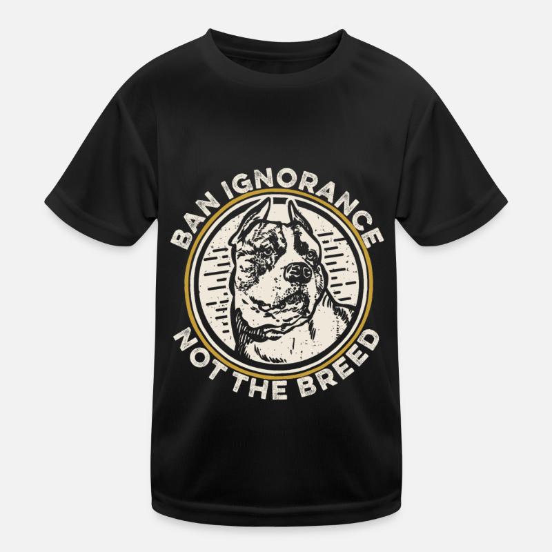 Pitbull Pitbull Ban Kids Functional T-Shirt