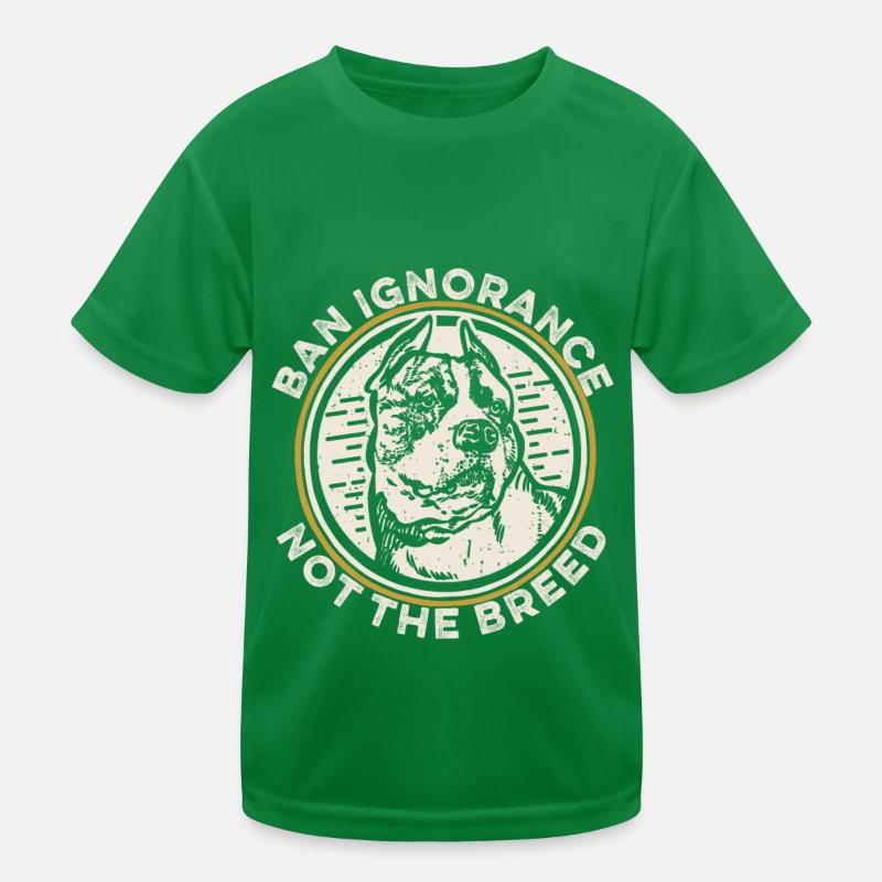 Pitbull Pitbull Verbot Kinder Funktions-T-Shirt