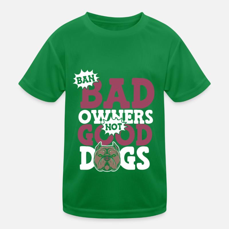 Pitbull Pitbull Verbot Kinder Funktions-T-Shirt