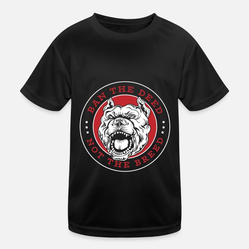 Pitbull Pitbull Ban Kids Functional T-Shirt