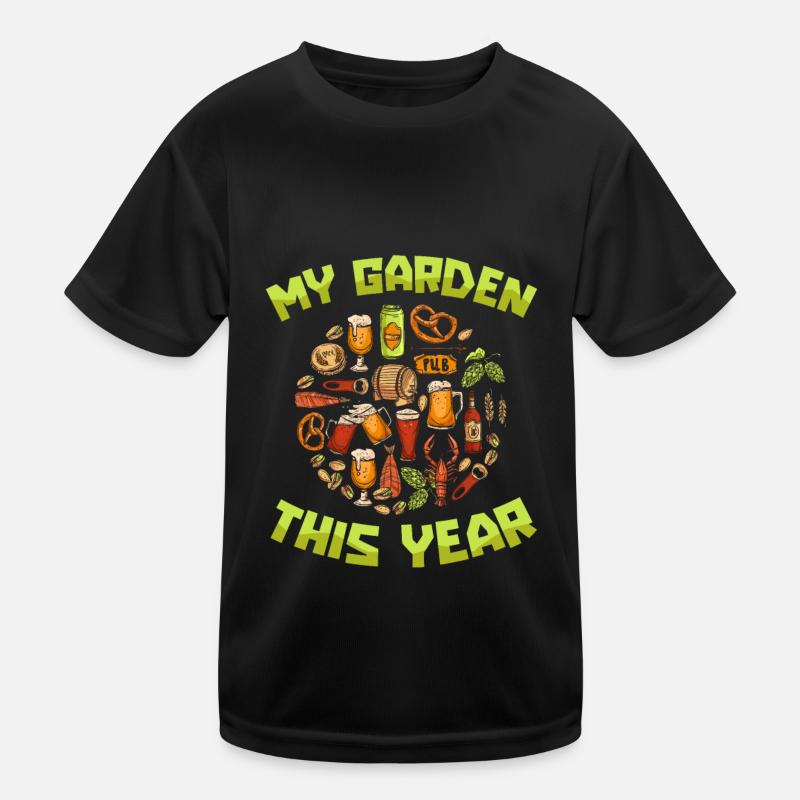 Hobbygärtner Garten Gartenbier Kinder Funktions-T-Shirt