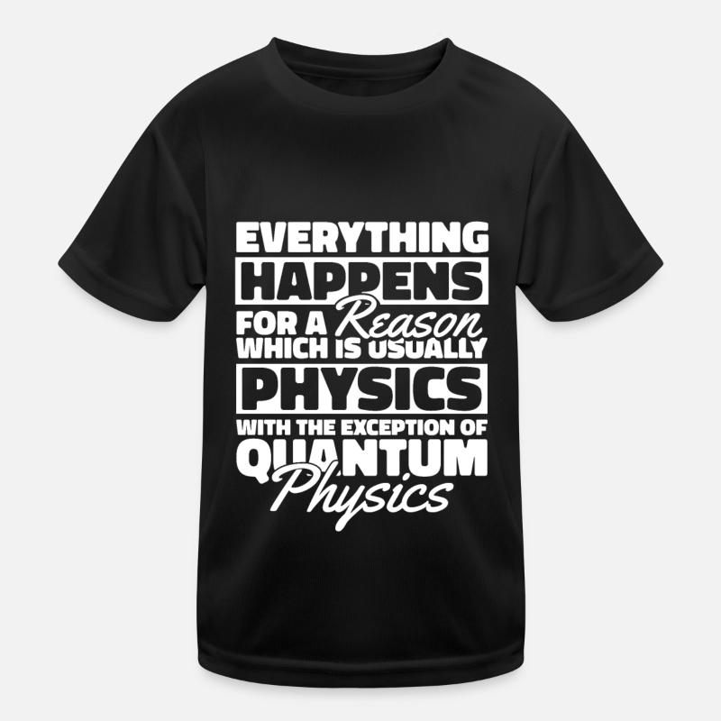 Physique Physiciens Physique quantique T-shirt sport Enfant