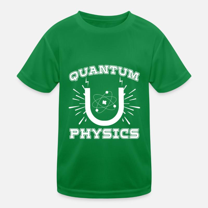 Physics Physicist Reaction Quantum Physics Kids Functional T-Shirt