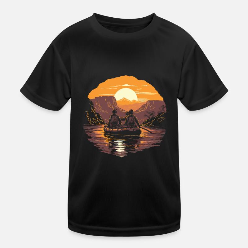 Rafting Kids Functional T-Shirt