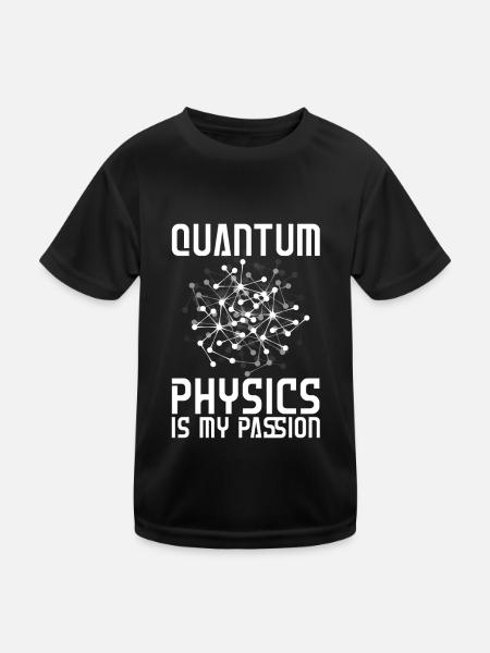 Physique Phykes Dévotion Physique quantique - T-shirt sport Enfant - noir - Devant