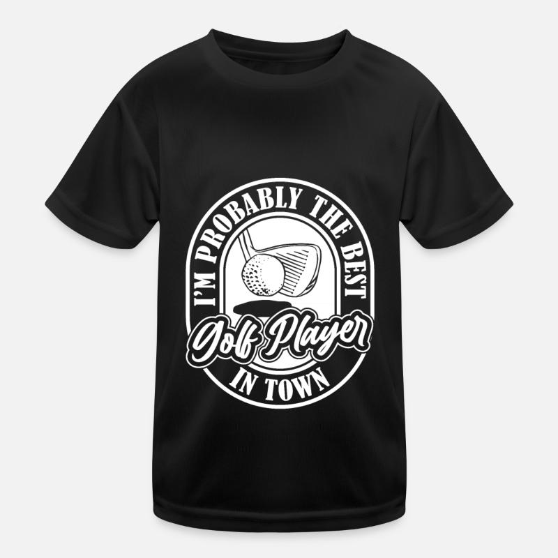 Golf Golfer Golfen Kinder Funktions-T-Shirt