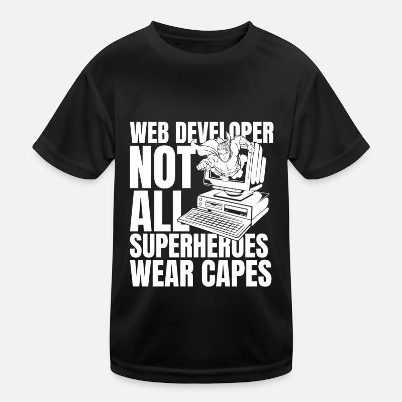 Web Developer Web Developer Kids Functional T-Shirt