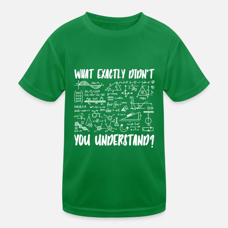 Physics Physicists Quantum Physics Kids Functional T-Shirt