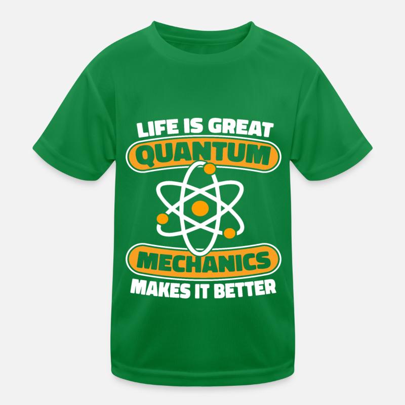 Physik Phyiker Cool Quantenphysik Kinder Funktions-T-Shirt