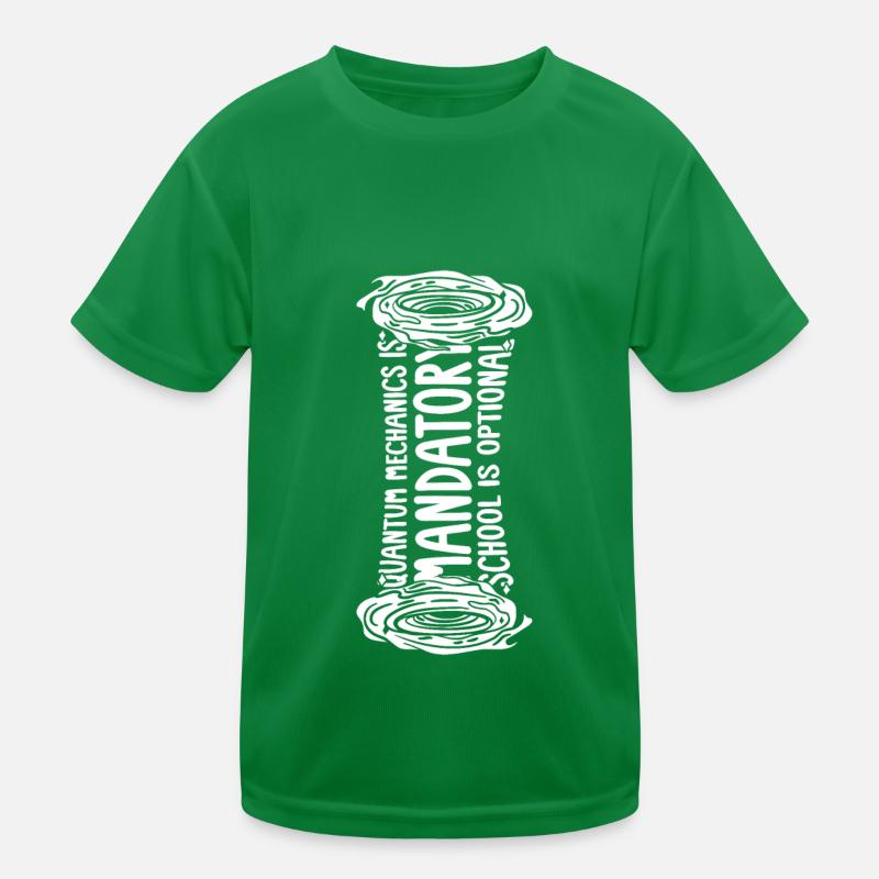 Physics Phyker Obligatory Quantum Physics Kids Functional T-Shirt