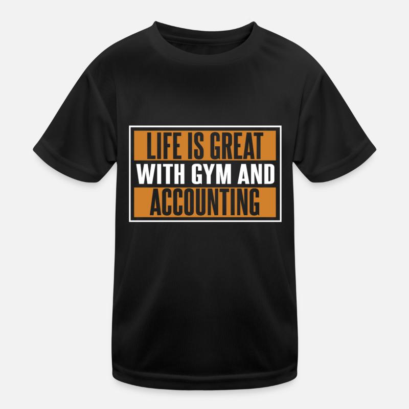 Comptable Conseiller fiscal Gym T-shirt sport Enfant