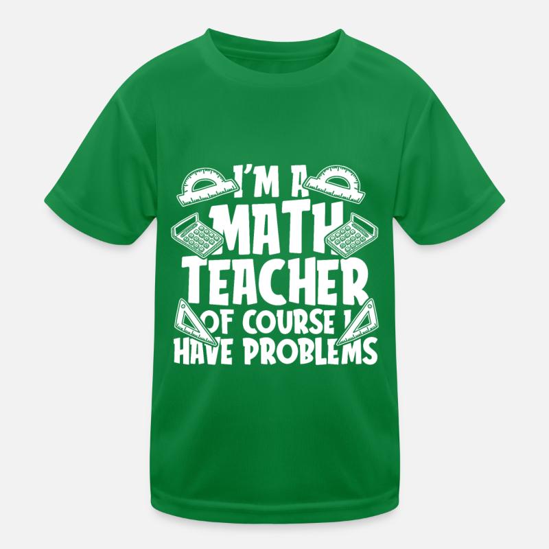 Mathelehrer Mathe Lehrer Mathe Nachhilfelehrer Kinder Funktions-T-Shirt