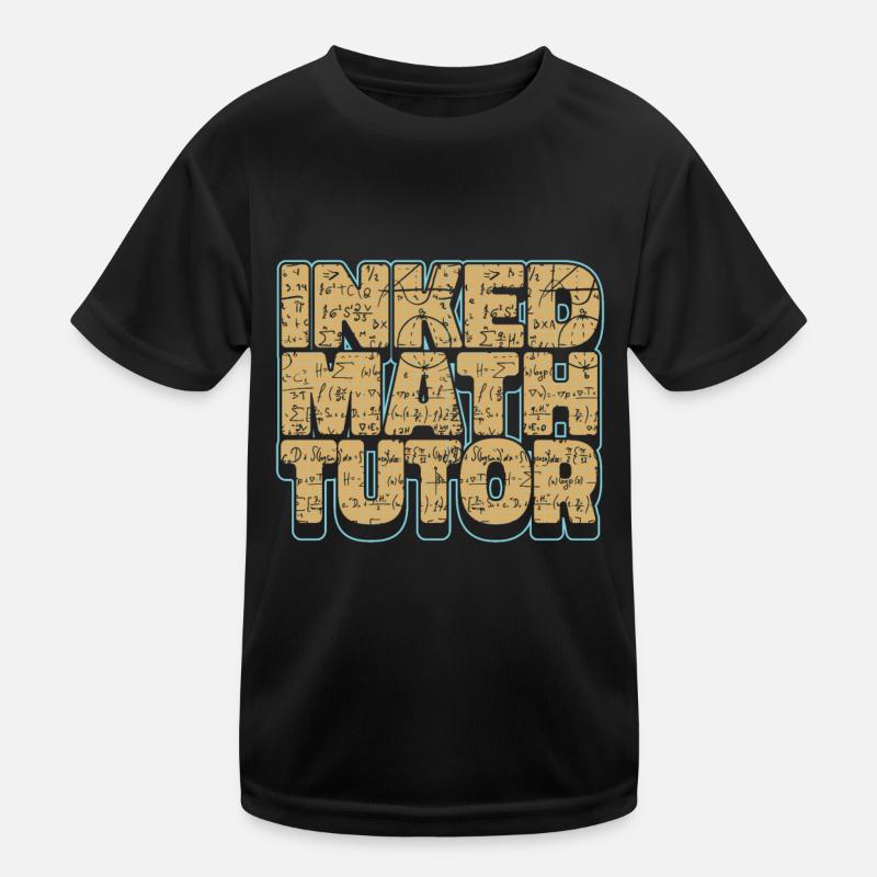 Mathelehrer Mathe Lehrer Eingefärbt Kinder Funktions-T-Shirt