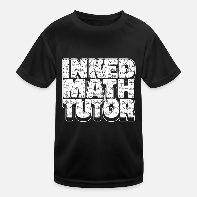 Mathelehrer Mathe Lehrer Eingefärbt Kinder Funktions-T-Shirt