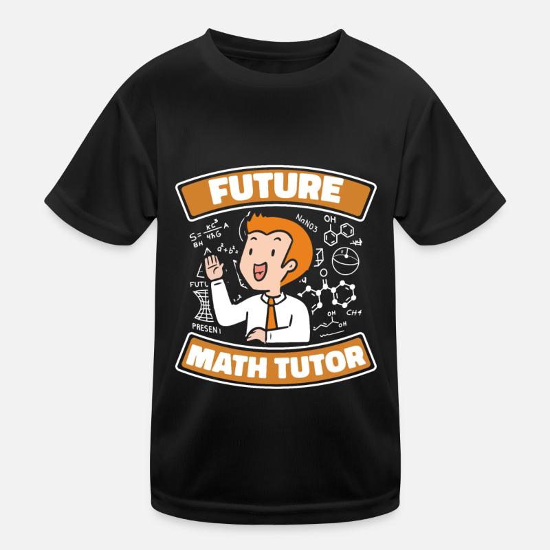 Professeur de mathématiques Professeur de mathématiques Tuteur de mathématiques T-shirt sport Enfant