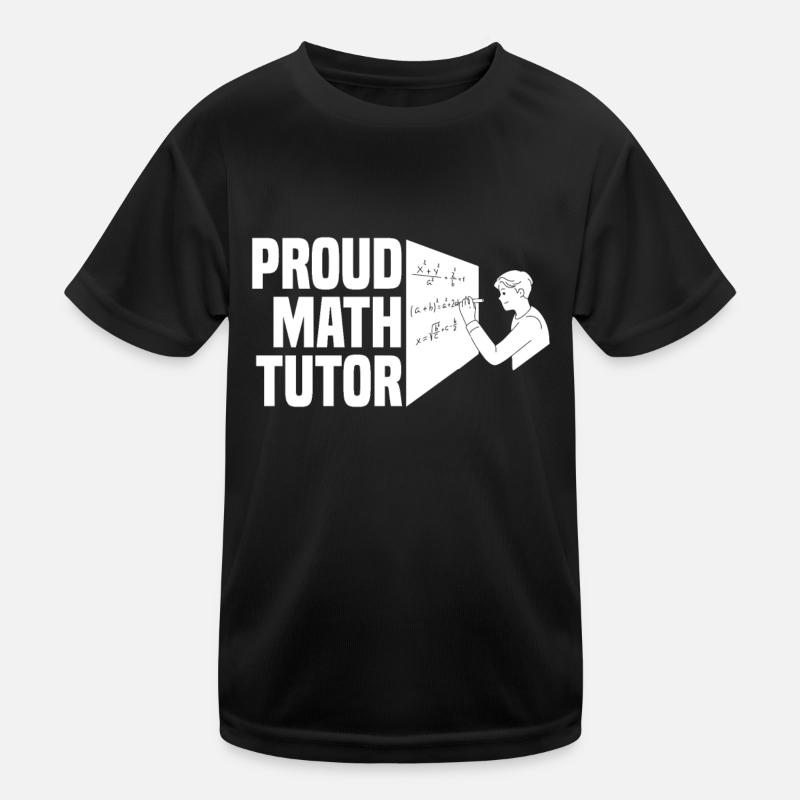 Math Teacher Math Teacher Funny Kids Functional T-Shirt