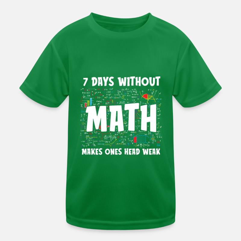 Math Teacher Math Teacher Funny Kids Functional T-Shirt