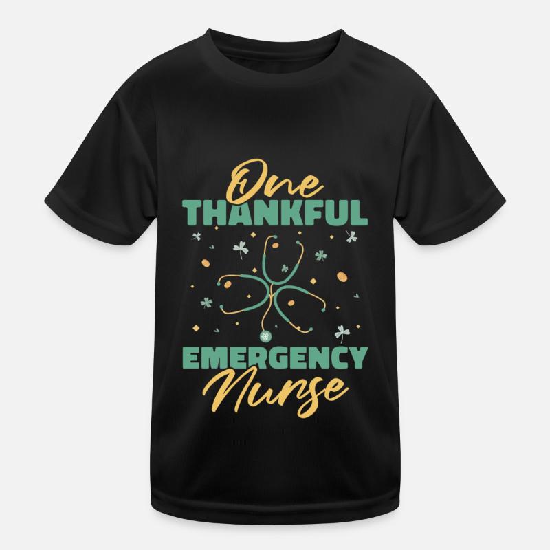 Nurse Stethoscope Kids Functional T-Shirt