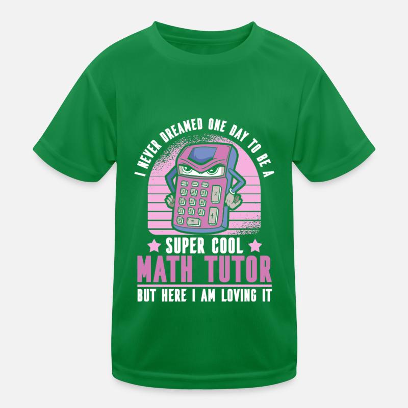 Mathelehrer Mathe Lehrer Taschenrechner Kinder Funktions-T-Shirt