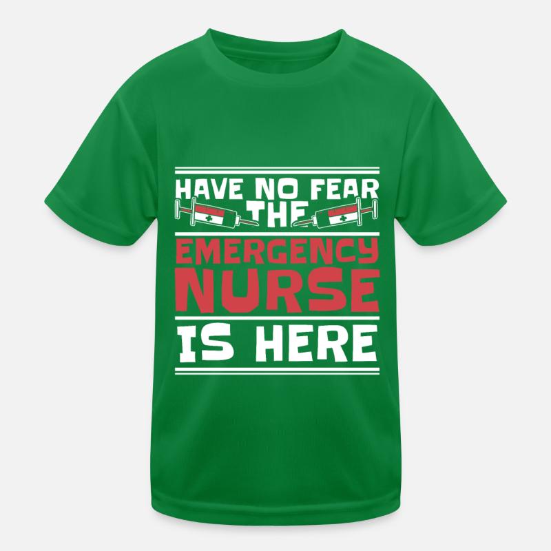 Nurse Needle Emergency Nurse Kids Functional T-Shirt