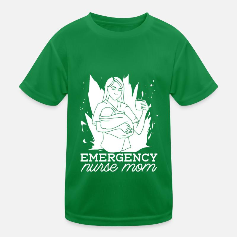 Krankenschwester Mutter Notfall Krankenschwester Kinder Funktions-T-Shirt