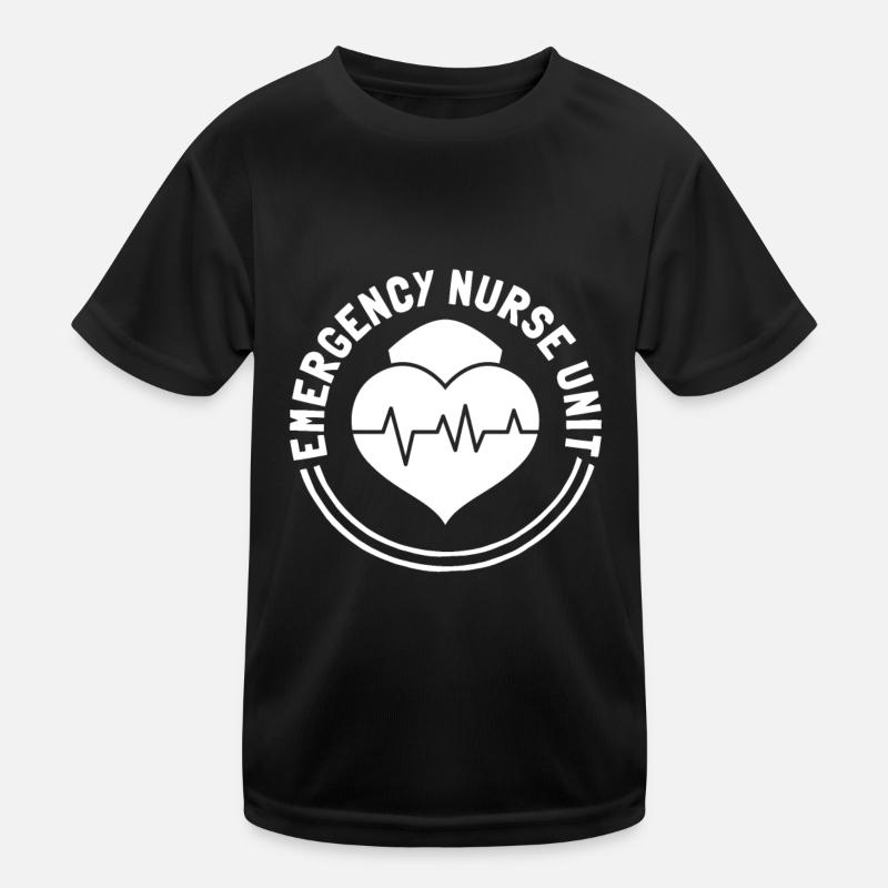 Krankenschwester Herz Notfall Krankenschwester Kinder Funktions-T-Shirt