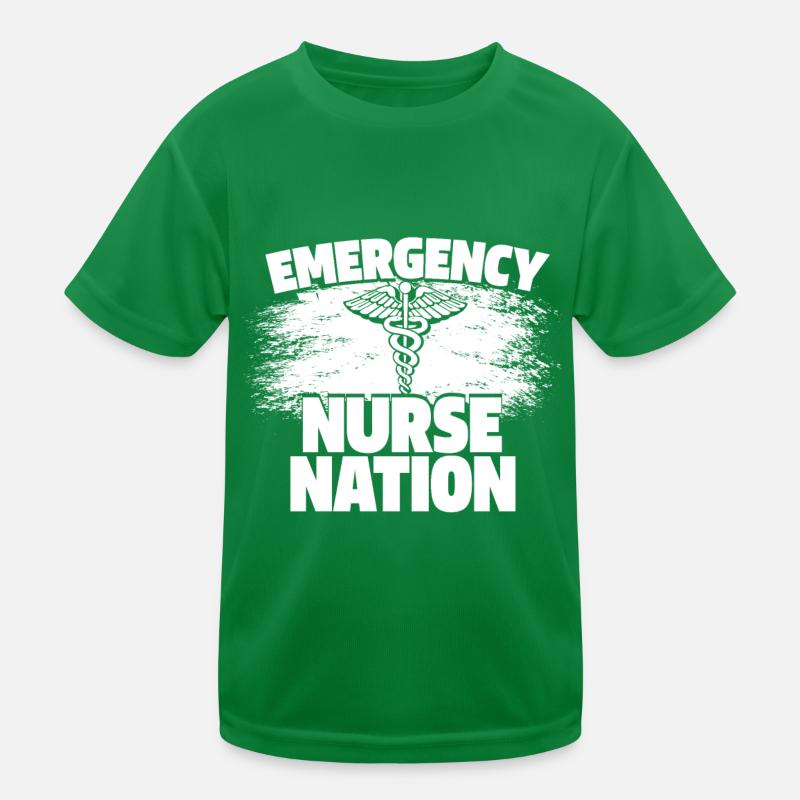 Krankenschwester Nation Notfallkrankenschwester Kinder Funktions-T-Shirt