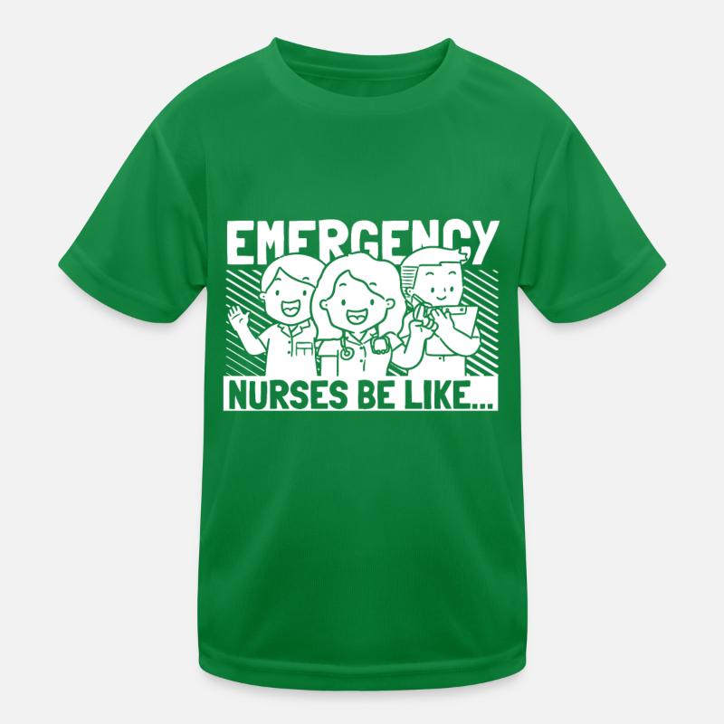 Krankenschwester Lustig Notfall Krankenschwester Kinder Funktions-T-Shirt