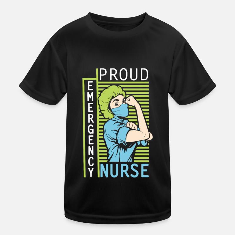 Nurse Emergency Kids Functional T-Shirt