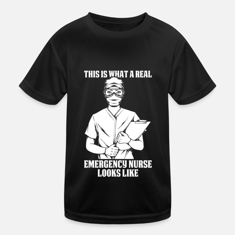 Krankenschwester Lustig Notfall Krankenschwester Kinder Funktions-T-Shirt