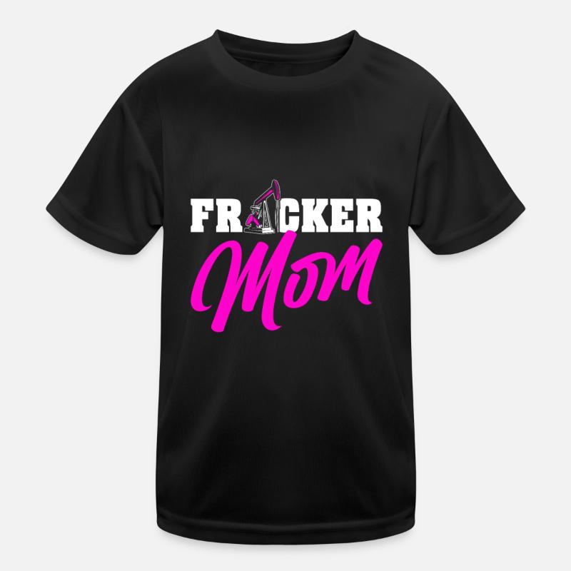 Ölfeld Bohrinsel Fracking Kinder Funktions-T-Shirt