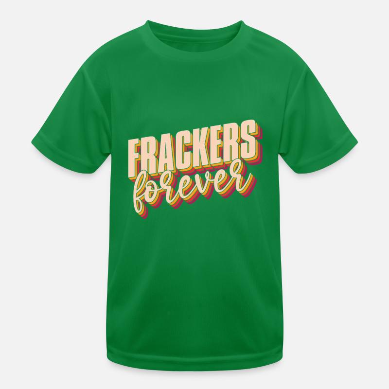 Ölfeld Bohrinsel Fracking Kinder Funktions-T-Shirt